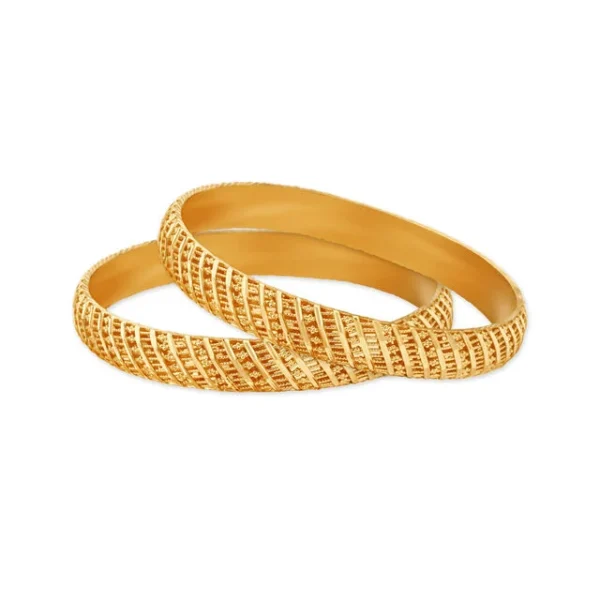 Astounding 22 Karat Yellow Gold Beaded Bangle